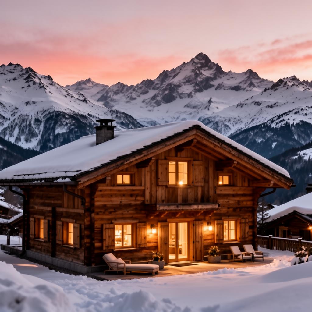 St. Moritz, un chalet sub vârfurile Engadinei